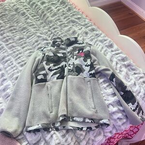 The North Face Gray Zip-Up Hoodie Sweatshirt